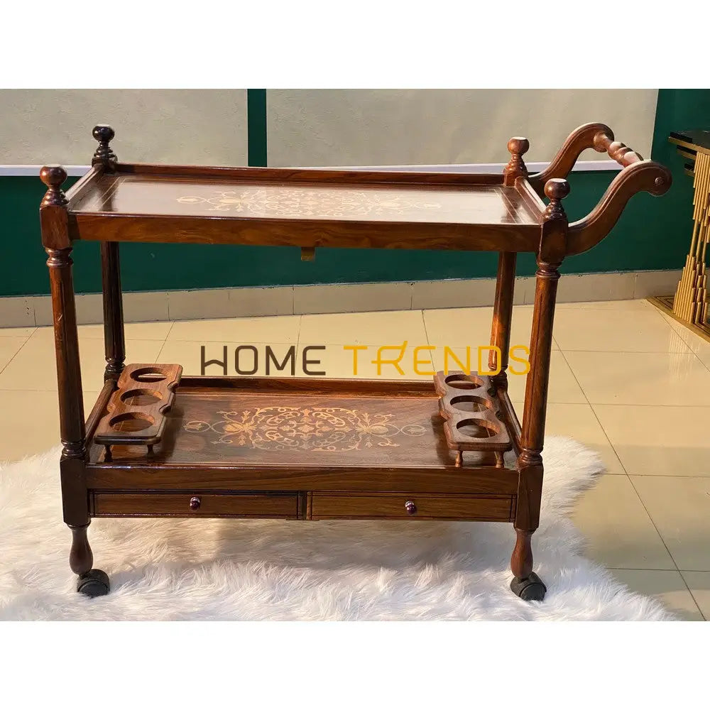 The Royal Solid Wood Tea Trolley