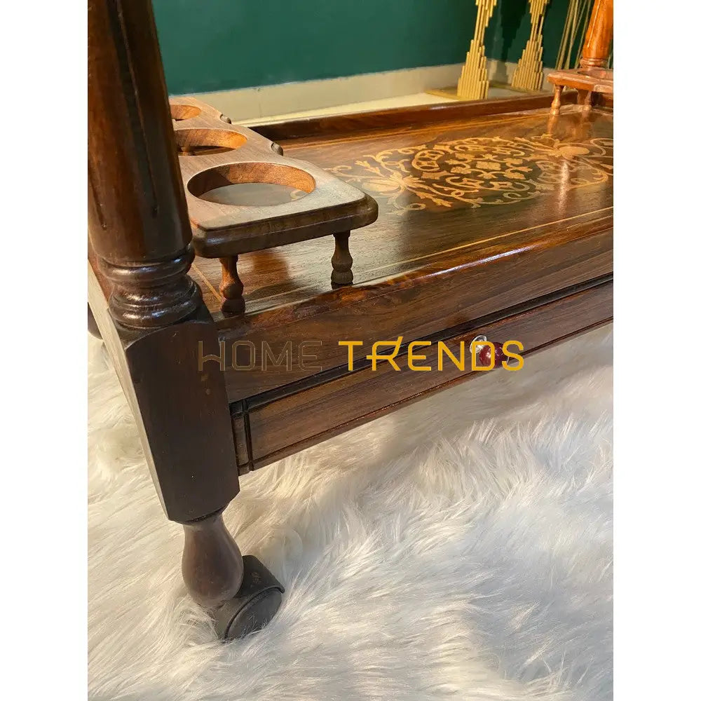 The Royal Solid Wood Tea Trolley