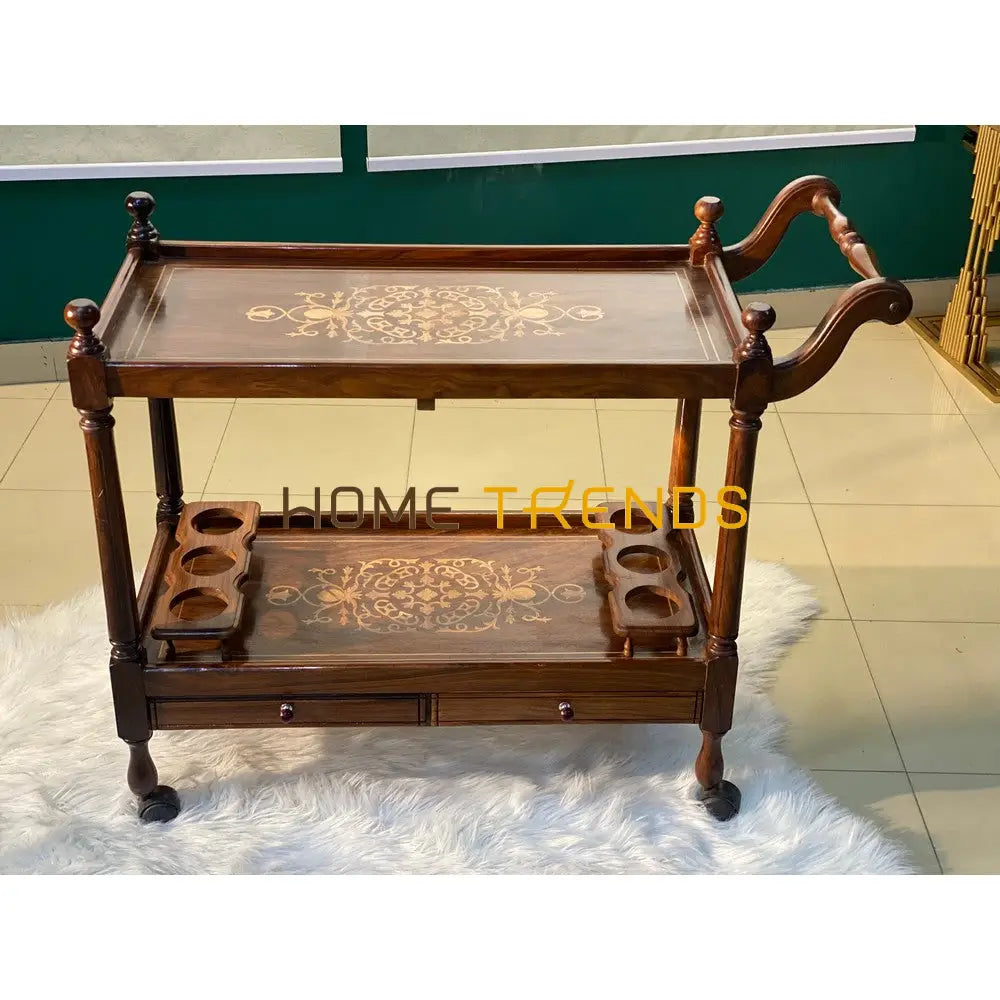 The Royal Solid Wood Tea Trolley