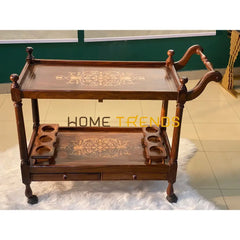 The Royal Solid Wood Tea Trolley