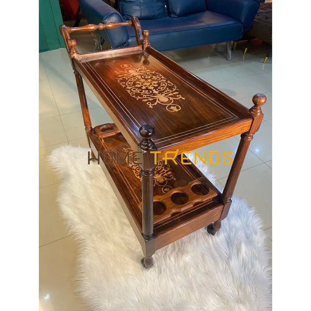 The Royal Solid Wood Tea Trolley