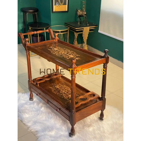 The Royal Solid Wood Tea Trolley