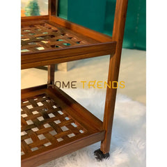 Tia Mesh 3 Tier Tea Trolley