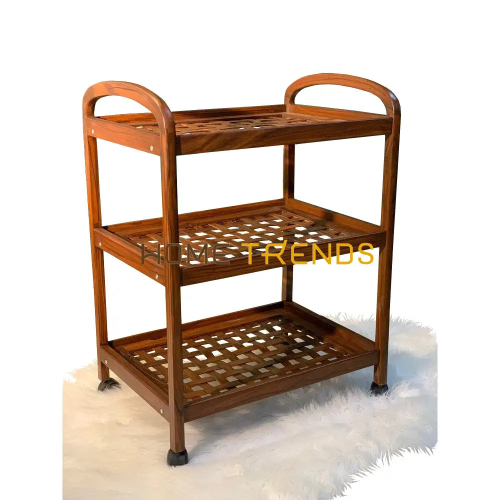 Tia Mesh 3 Tier Tea Trolley