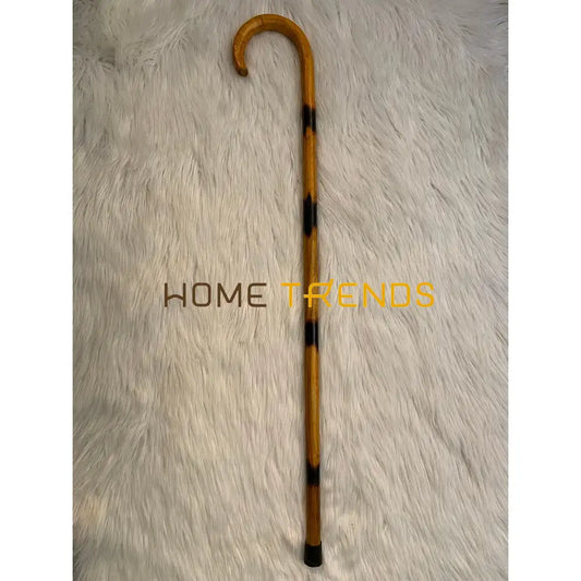 Traditional Black Brown Khundi / Walking Stick Miscellaneous Decor