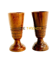 Traditional Brown Carved Glass Kitchen Utensils