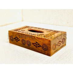 Traditional Carving Tissue Box Boxes