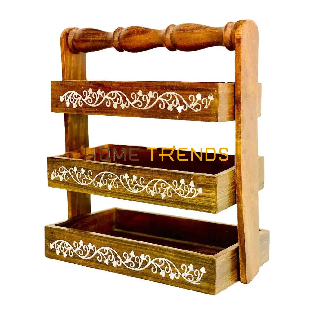 Traditional Embossed Kitchen Organizer Basket Organizers