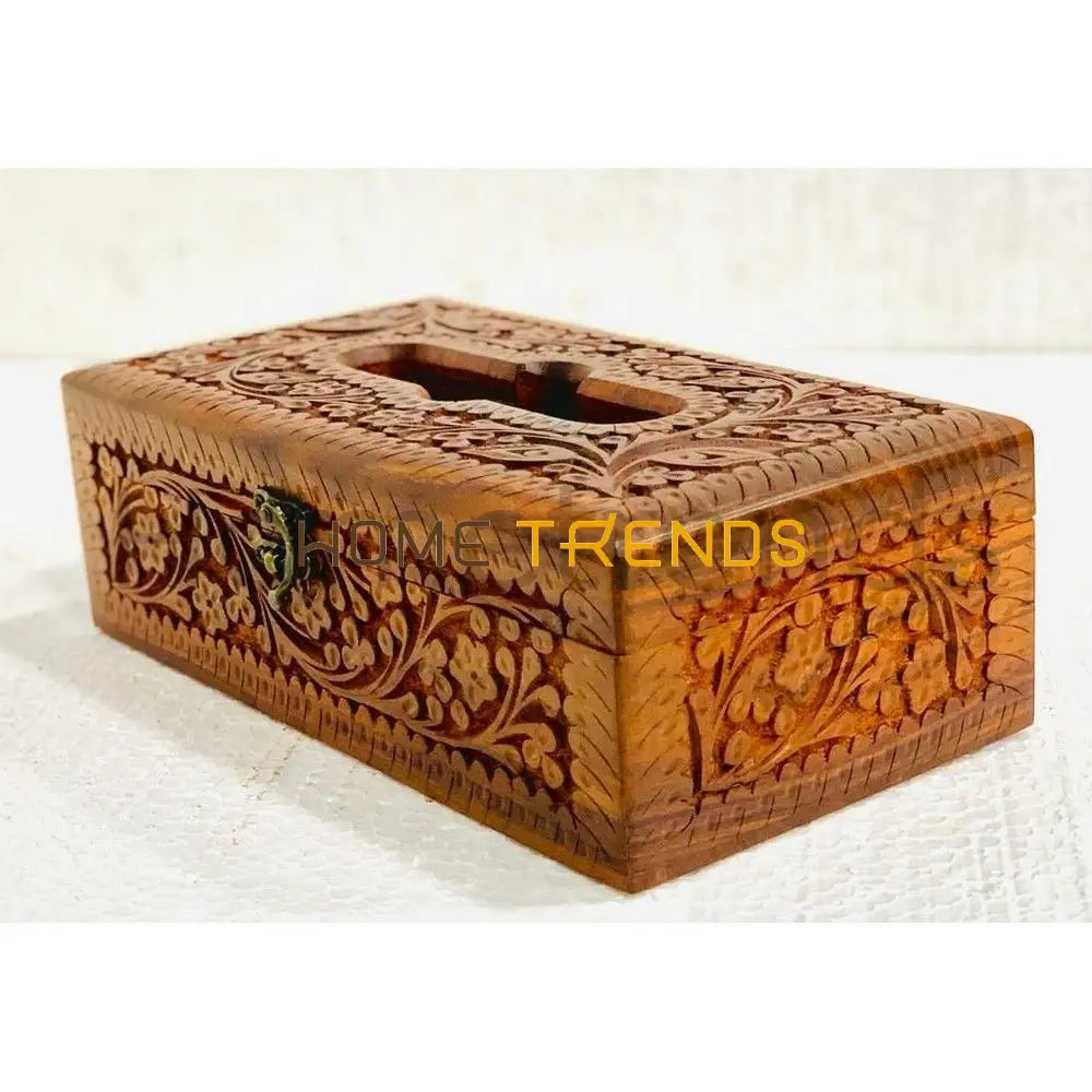 Traditional Floral Design Tissue Box Boxes