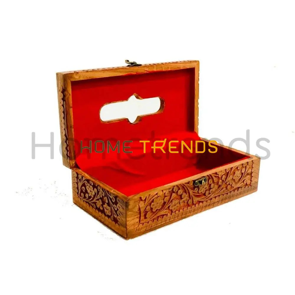 Traditional Floral Design Tissue Box Boxes