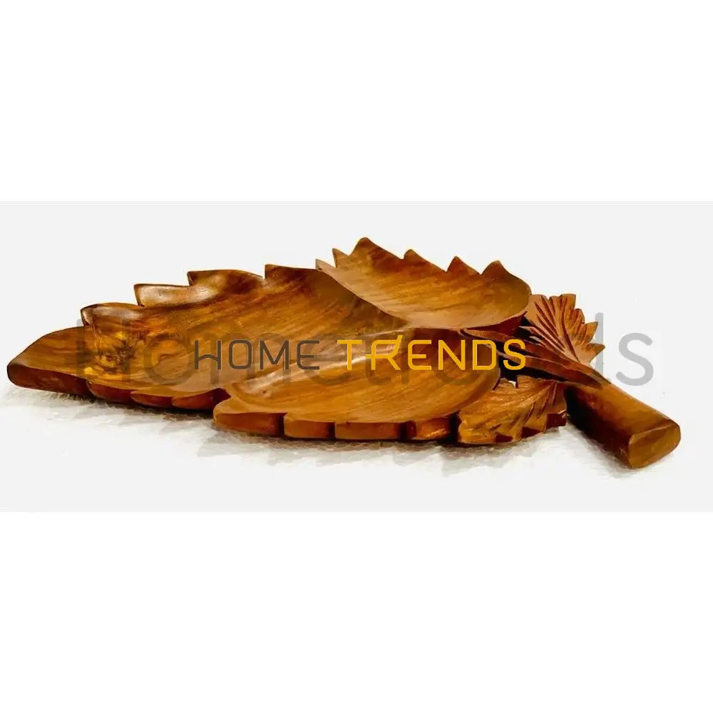 Traditional Leaf Design Tray Serving Trays