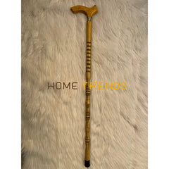 Traditional Silver Joint Walnut Khundi / Walking Stick Miscellaneous Decor