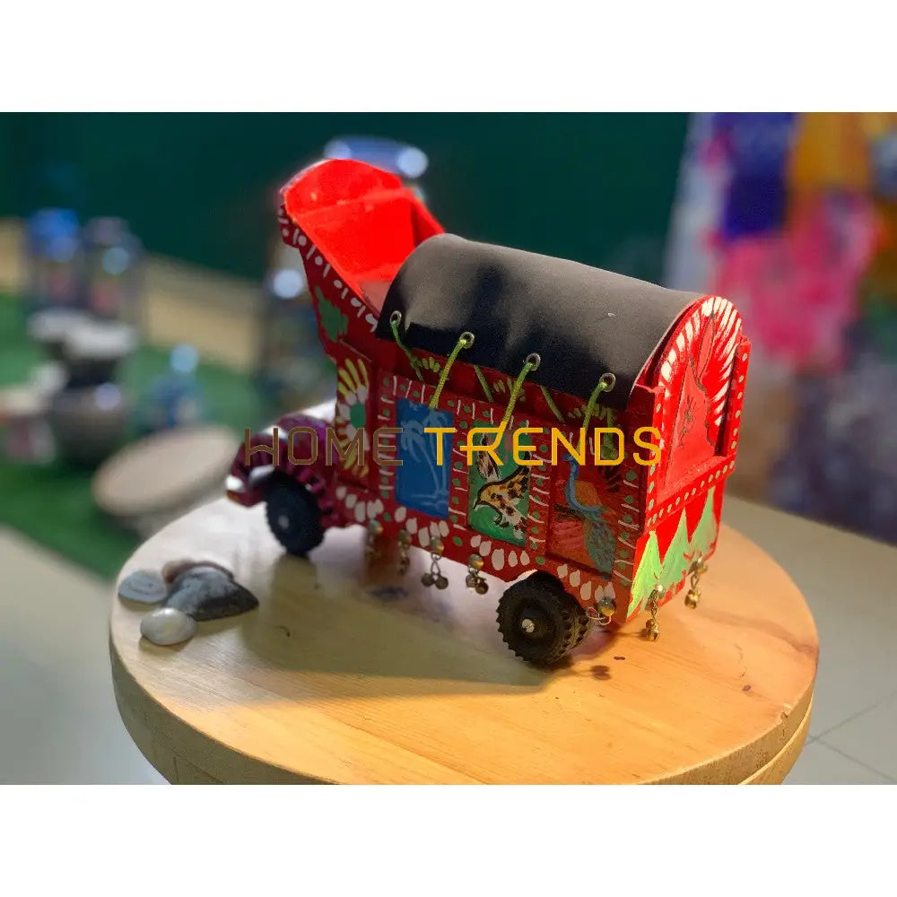 Traditional Style Red Truck Model Sculptures & Monuments