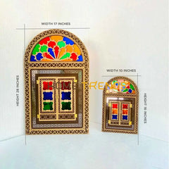 Traditional Window Style Mirror Wall Mirrors