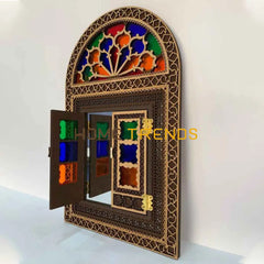 Traditional Window Style Mirror Wall Mirrors