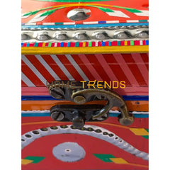 Truck Art Inspired Red Jewelry Box Tissue Boxes