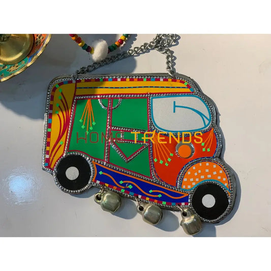 Truck Art Inspired Rikshaw Wall Plate Hangings