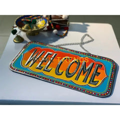 Truck Art Inspired Welcome Wall Plate Hangings