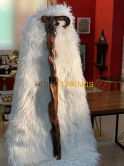 Twisted Sheesham Solid Wood Markhor Stick Miscellaneous Decor