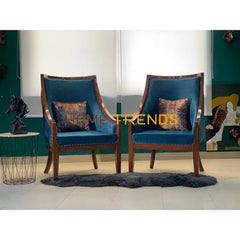 Venice High Back Chair Set Of 2 Accent Chairs