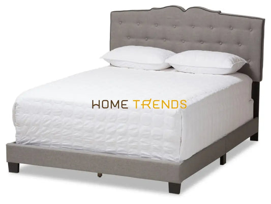 Vivienne Gray Upholstered Bed