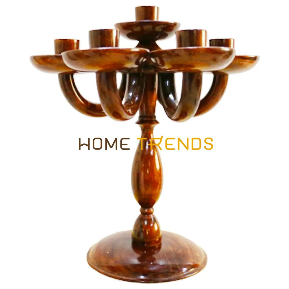 Wood 5 Tier Candle Stand Stands