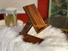 Wooden Adjustable Mobile Stand Miscellaneous Decor