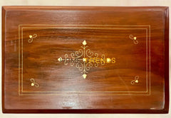 Wooden Brown 20 Nesting Tables Set Of 4