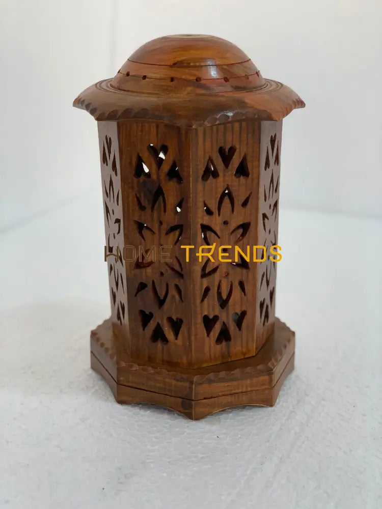 Wooden Brown Minaret Lamp Lamps