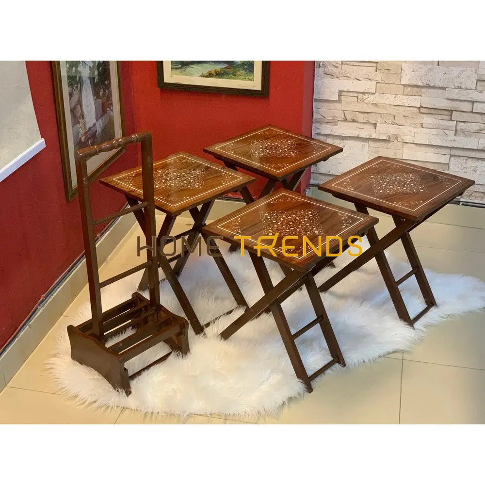 Woodies Picnic Table Set Of 4 Nesting Tables